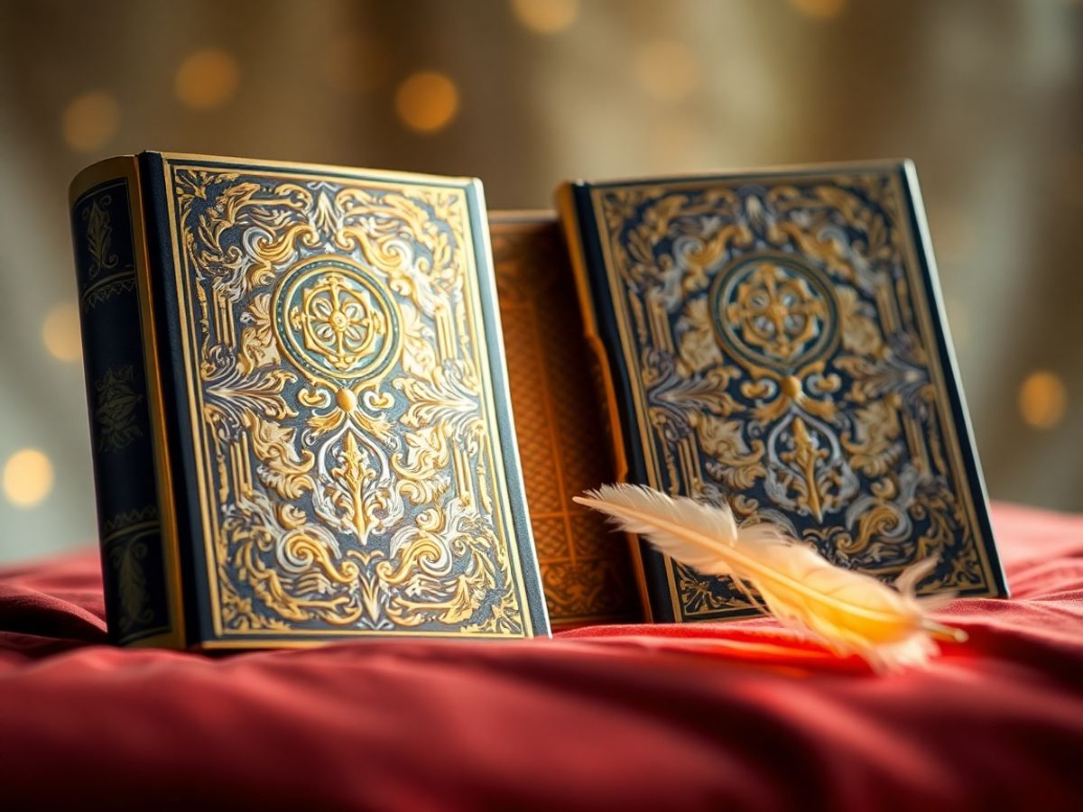 Fantasy book covers, golden light